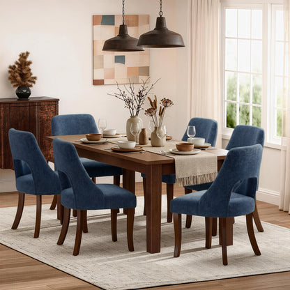 Kitchen Organizer - Dining Chair Set of 2,Upholstered Chenille Fabric