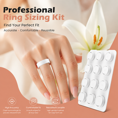 Professional Ring Sizing Kit For Men Women US Standard 6-13 Accurate Finger Gauge Measuring Set Jewelry Tool For Smart Rings
