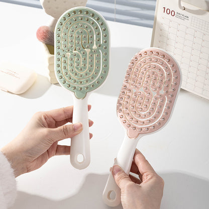 Womens Detachable Self-Cleaning Hair Comb