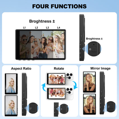 Magnetic Wireless Charging Phone Rear Selfie Projection Device