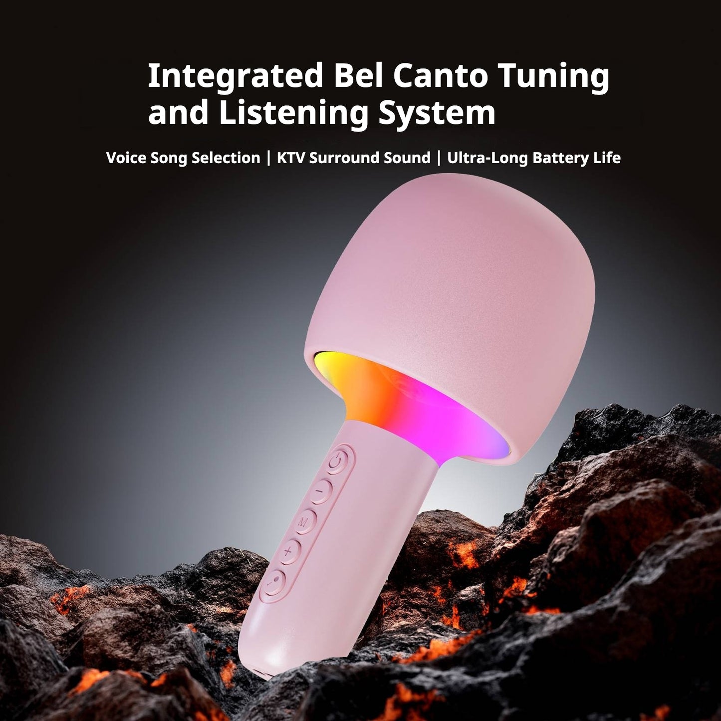 KP-M110 Best-Selling All-in-One Bluetooth Speaker Microphone Wireless Karaoke Device For Kids Home Entertainment In Stock