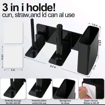 Kitchen Organizer - Slushie Machine Cup Organizer - 3-in-1