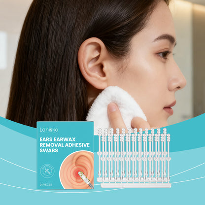 Laniska Ear Cleaning Care Stick, A Cleaning Tool For Removing Ear Dirt And Odor, For Daily Home Care
