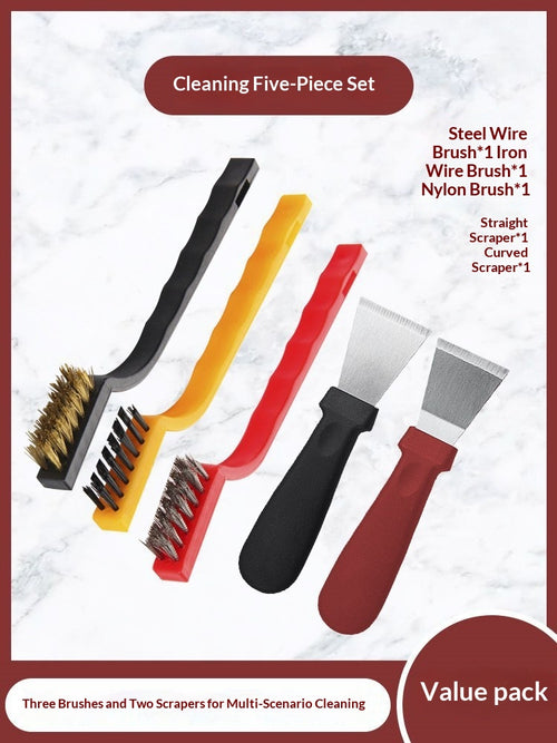 Cleaning Tools - Multi-piece Stove And Range Hood Cleaning Brush Set