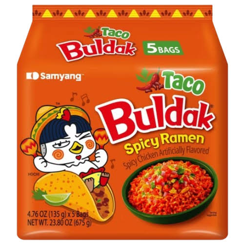 SY Taco Buldak Ramen 5 x 135g