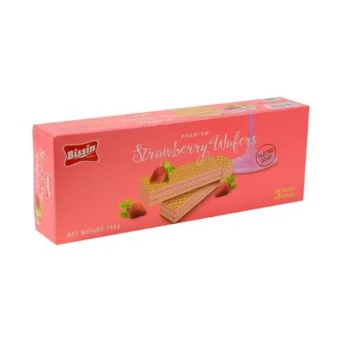 BS Strawberry Wafers 100g